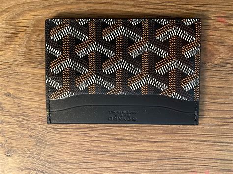 goyard card holder with cards|goyard card holder retail price.